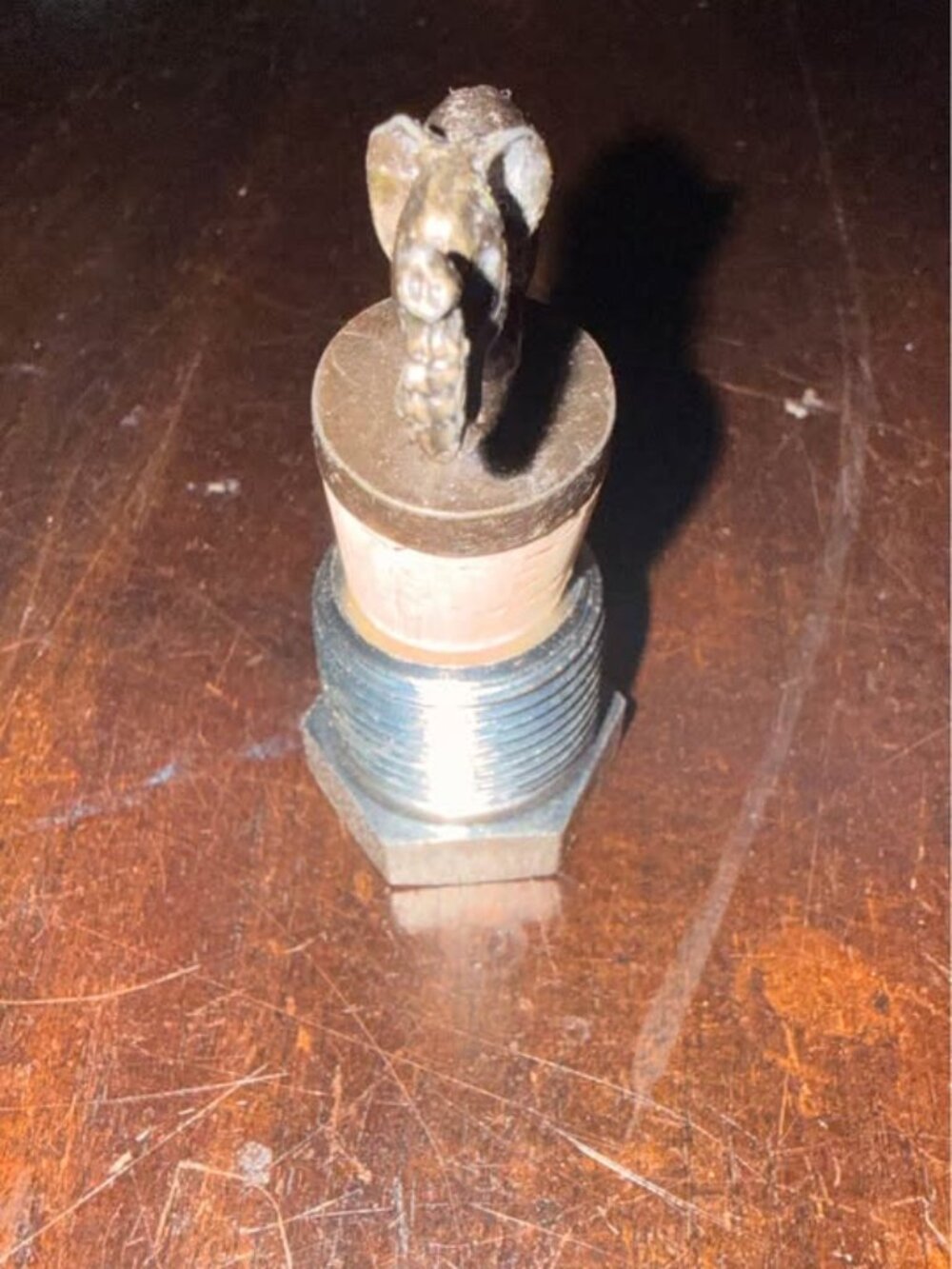 Swahili Imports Brass Elephant Wine Bottle Stopper